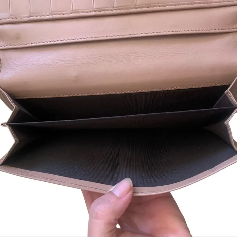 Gucci Dusty Rose Light Pink GG Bifold Wallet AUTHENTIC - Picture 6 of 8